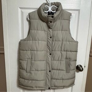 Tattoo Outdoor Beige Puffer Vest from Eclipse Store